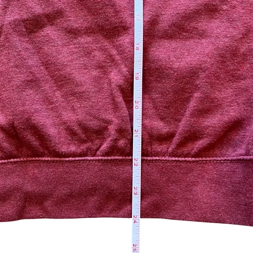 Nike Sportswear‎ Essential Funnel Neck Hoodie Burgundy Red Fleece Pullover Large